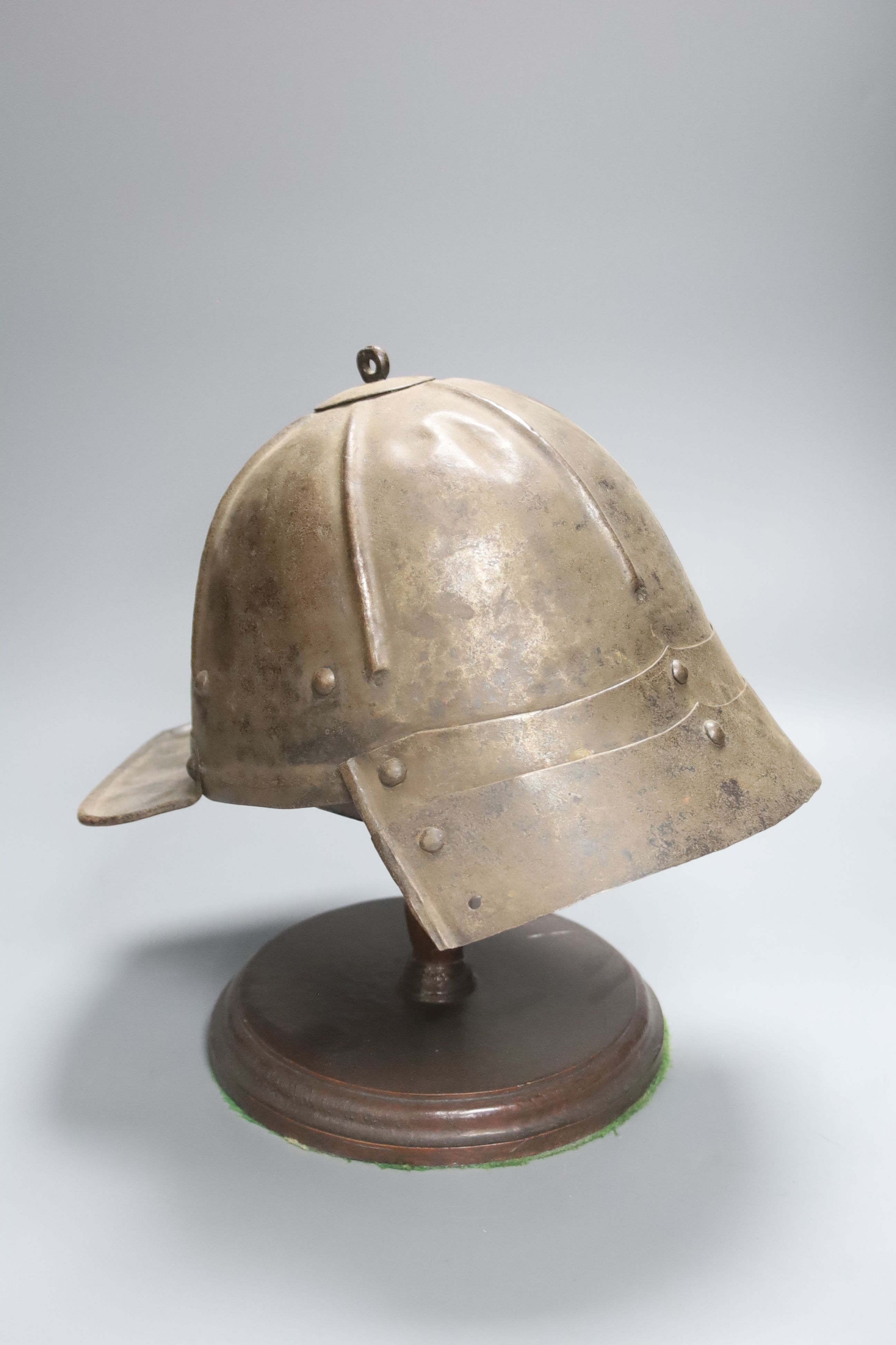 A mid European iron helmet dug up in Poland